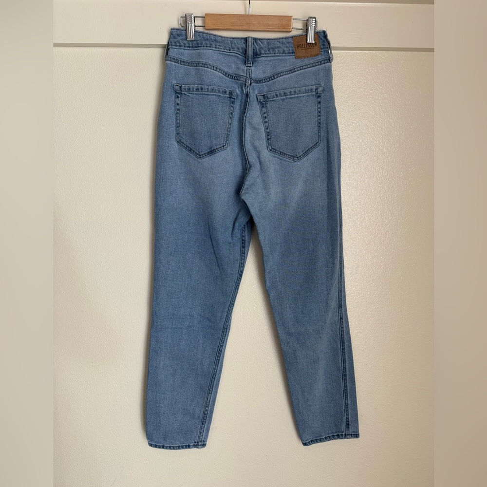 Hollister Curvy Ultra High-Rise Mom Jeans 27L Light Wash Vintage Stretch Denim - Picture 5 of 10